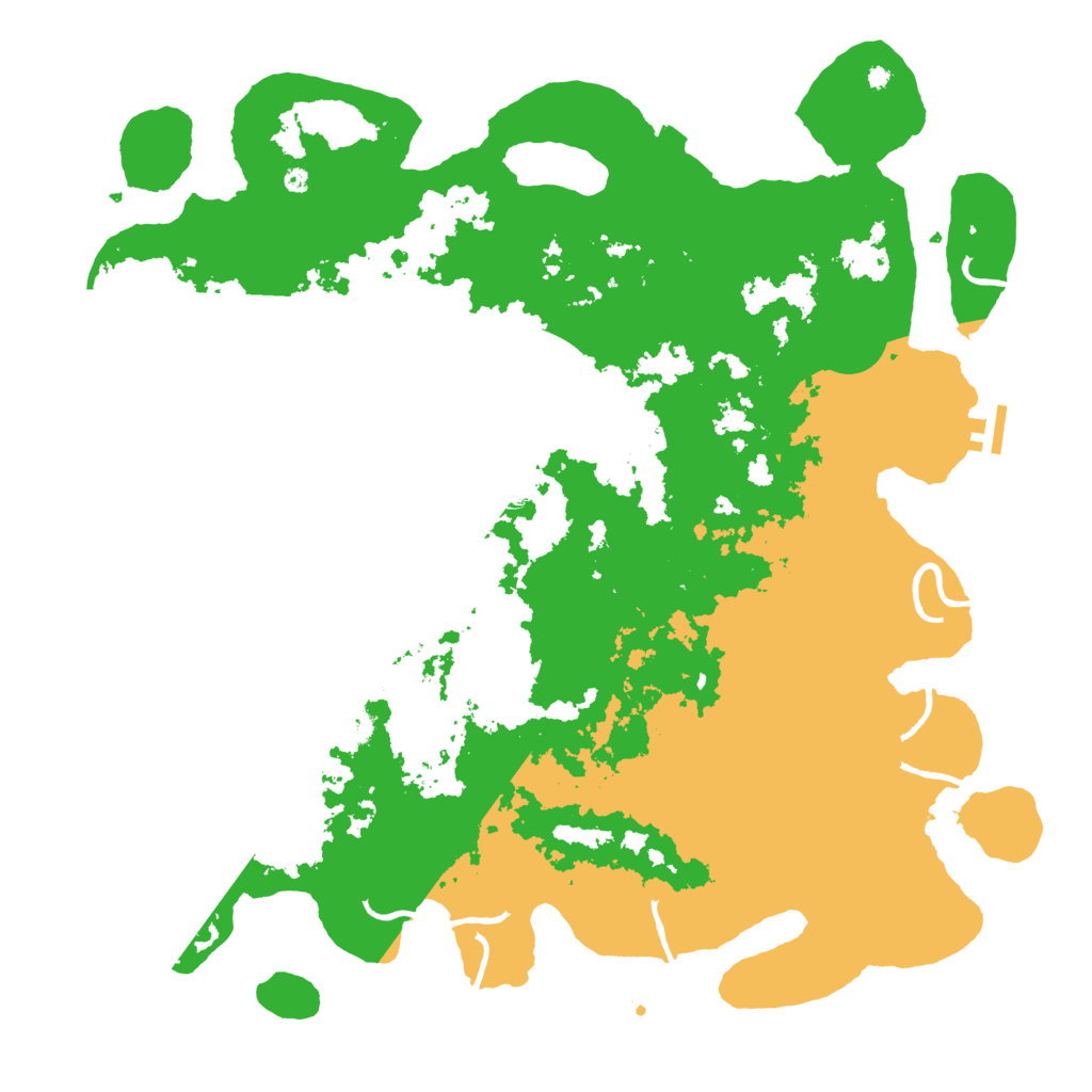 Biome Rust Map: Procedural Map, Size: 4500, Seed: 23451251