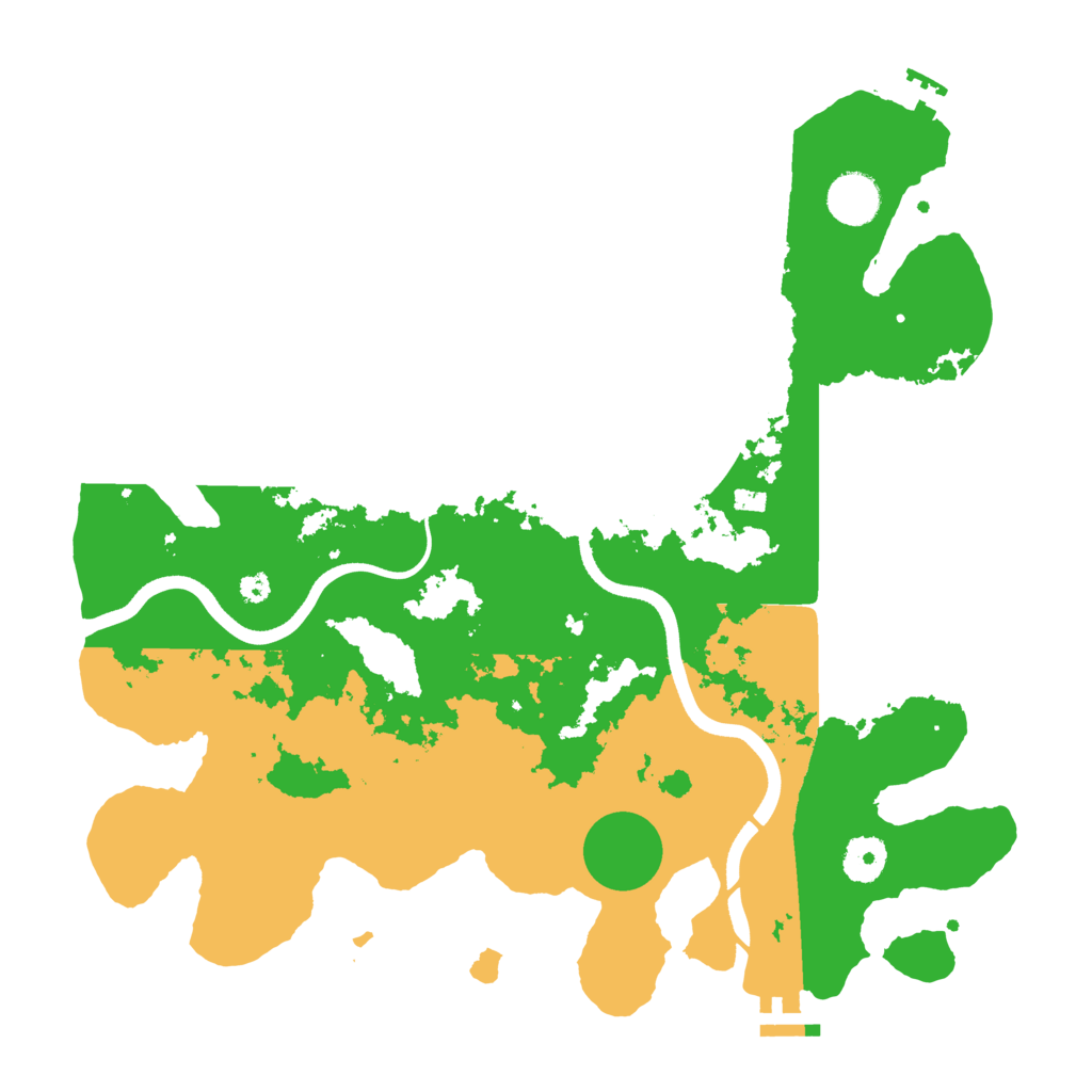 Biome Rust Map: Procedural Map, Size: 3650, Seed: 242469608