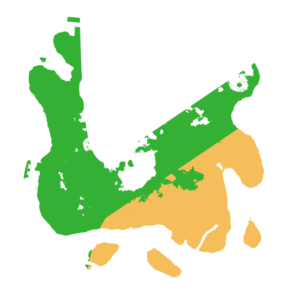 Biome Rust Map: Procedural Map, Size: 2500, Seed: 345756778