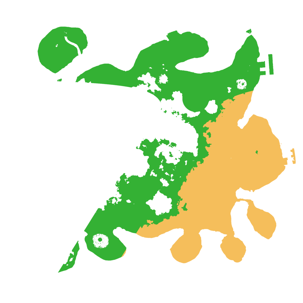 Biome Rust Map: Procedural Map, Size: 3000, Seed: 651346548