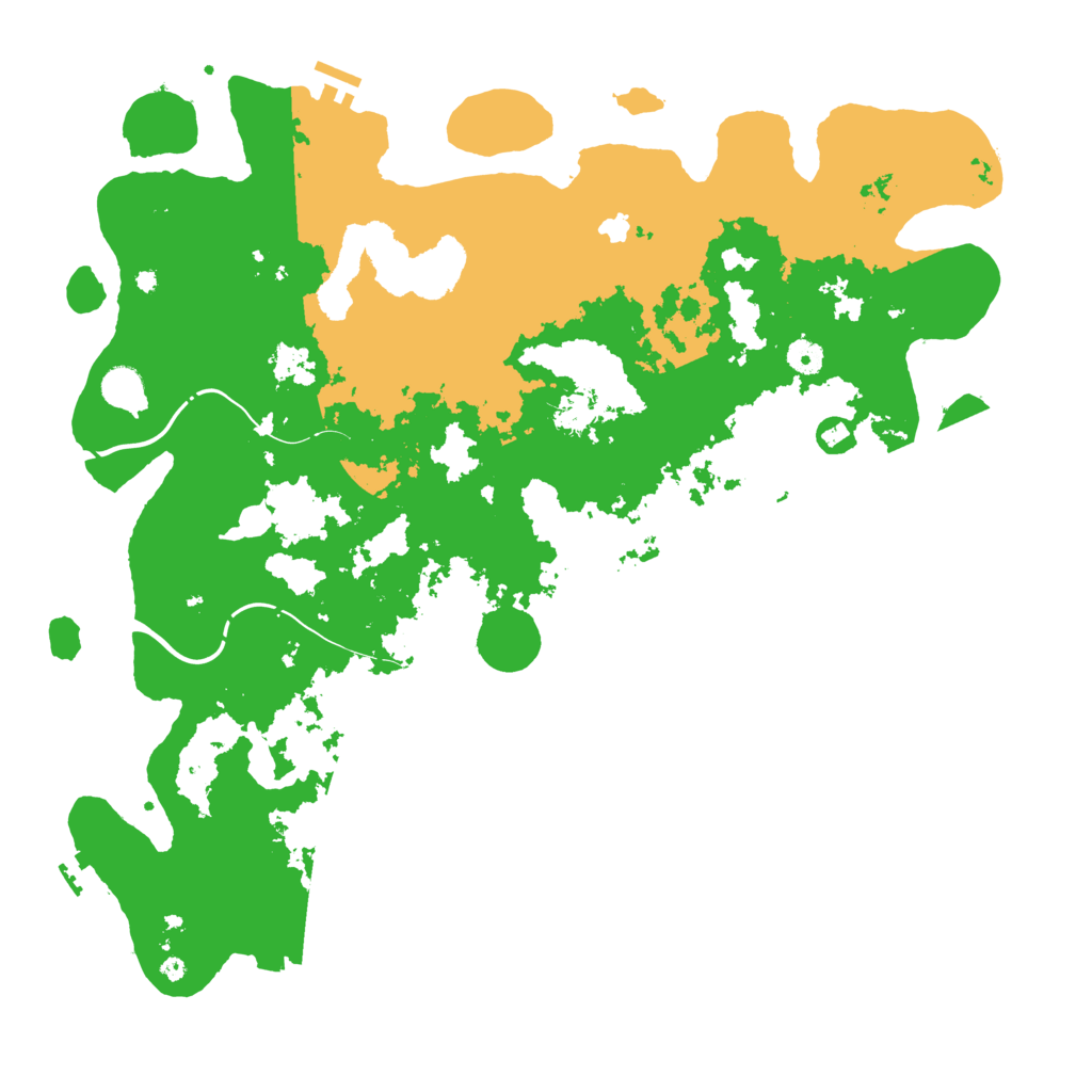 Biome Rust Map: Procedural Map, Size: 4615, Seed: 13818