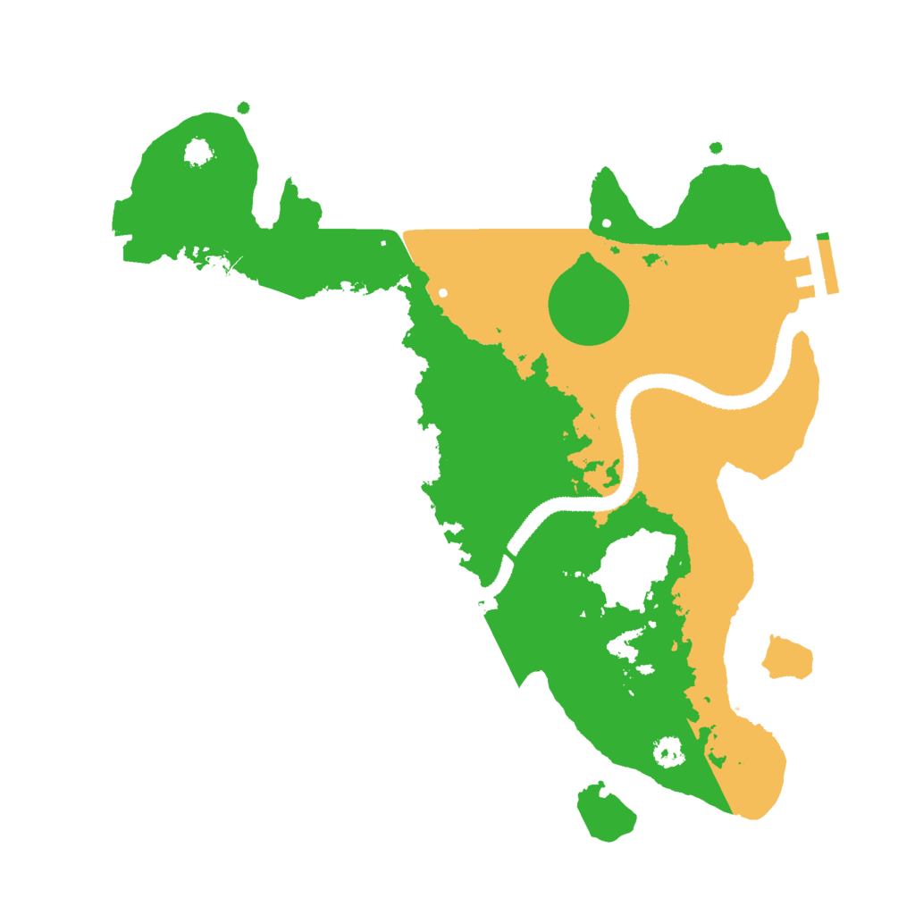 Biome Rust Map: Procedural Map, Size: 3000, Seed: 752121075