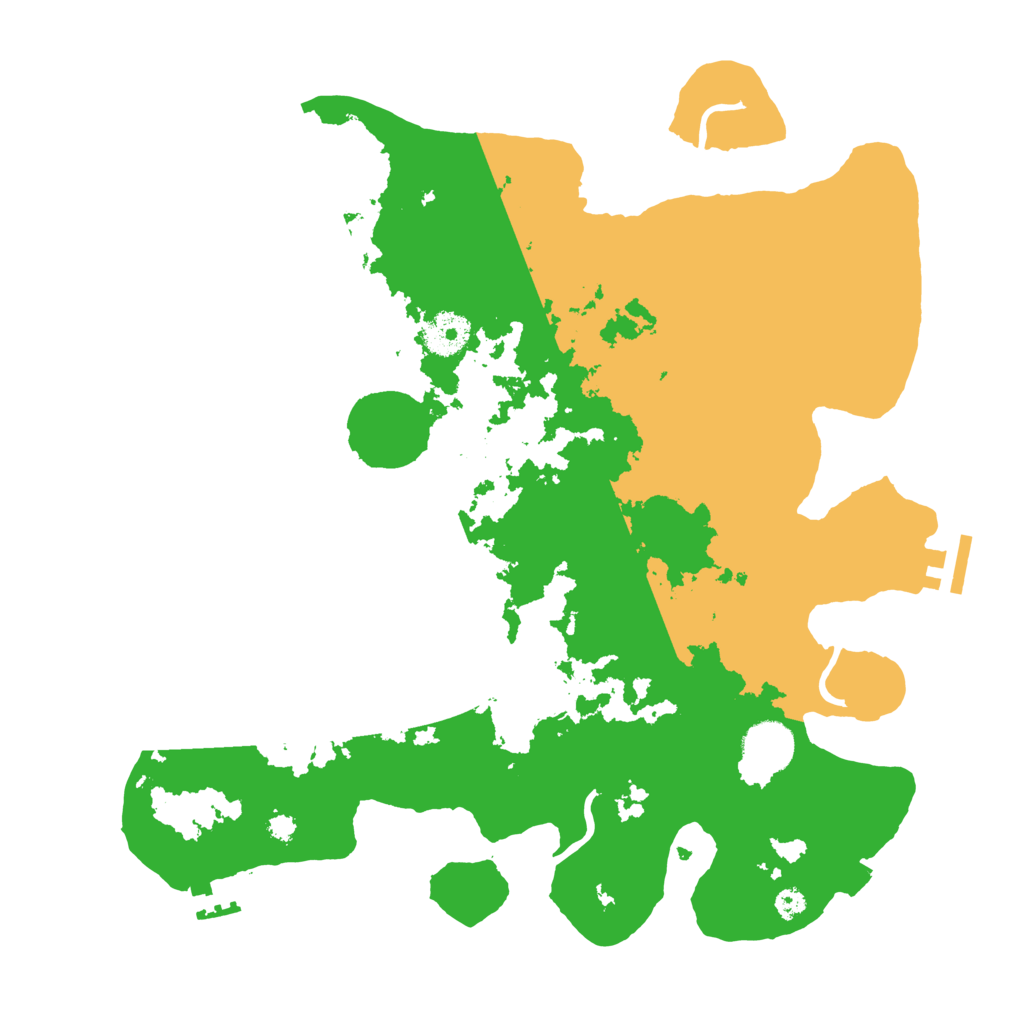 Biome Rust Map: Procedural Map, Size: 3500, Seed: 1399562302