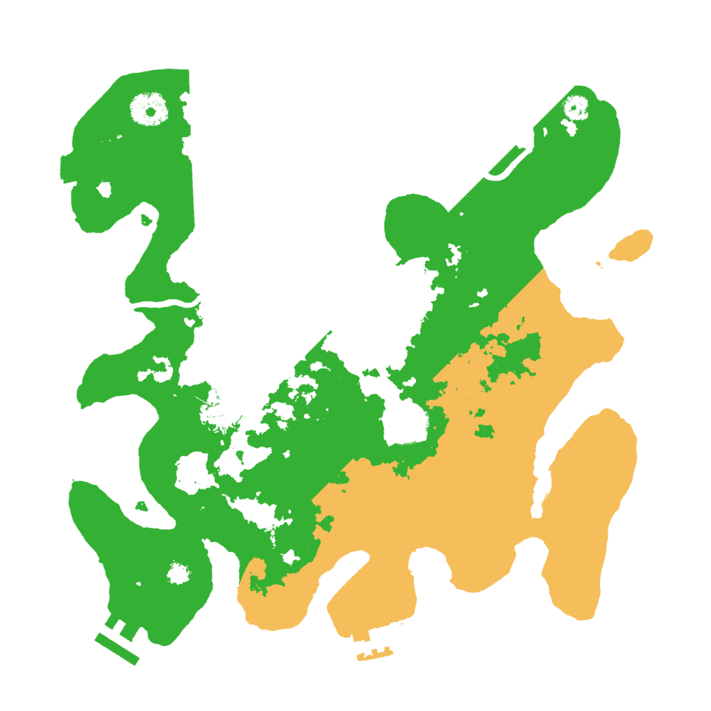 Biome Rust Map: Procedural Map, Size: 3000, Seed: 260427109