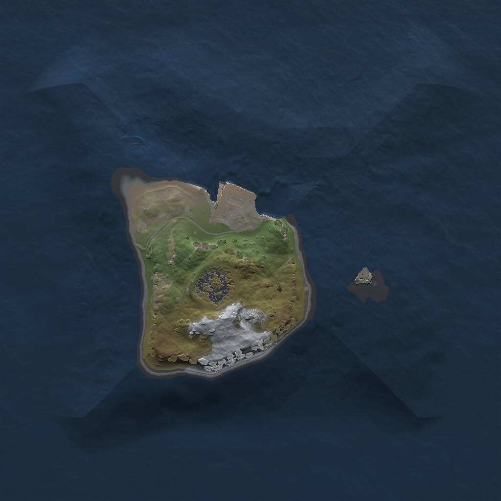 Rust Map: Procedural Map, Size: 1500, Seed: 185171279, 1 Monuments