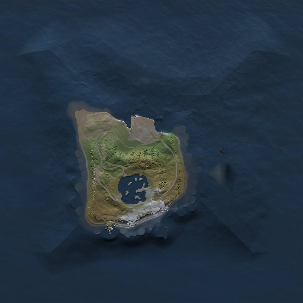 Rust Map: Procedural Map, Size: 1500, Seed: 185171279, 2 Monuments