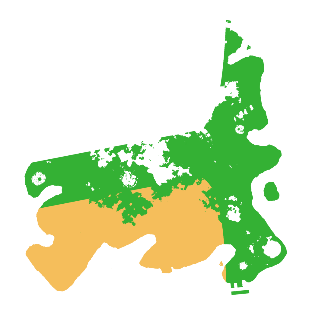 Biome Rust Map: Procedural Map, Size: 3500, Seed: 1007827445