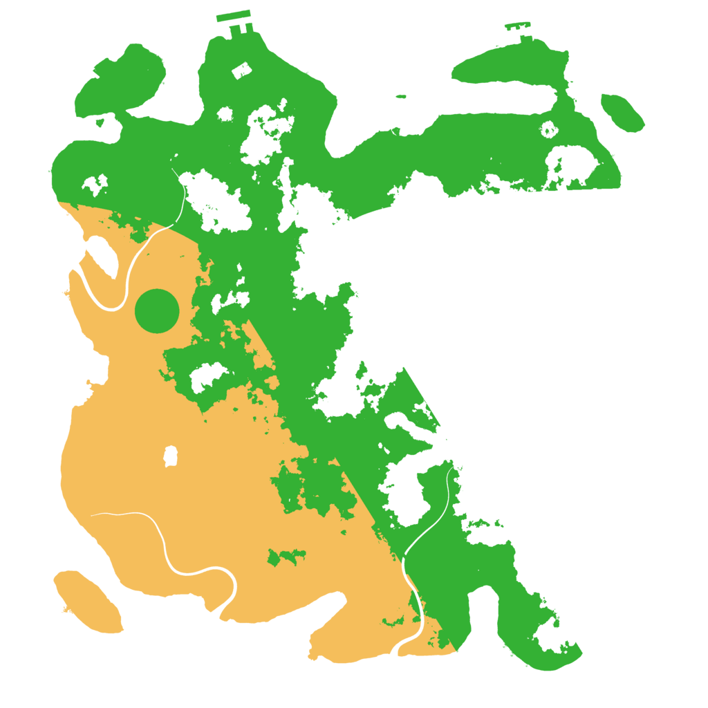 Biome Rust Map: Procedural Map, Size: 4200, Seed: 8706060