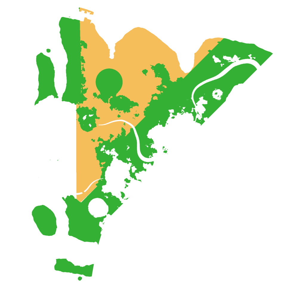 Biome Rust Map: Procedural Map, Size: 3000, Seed: 18023176