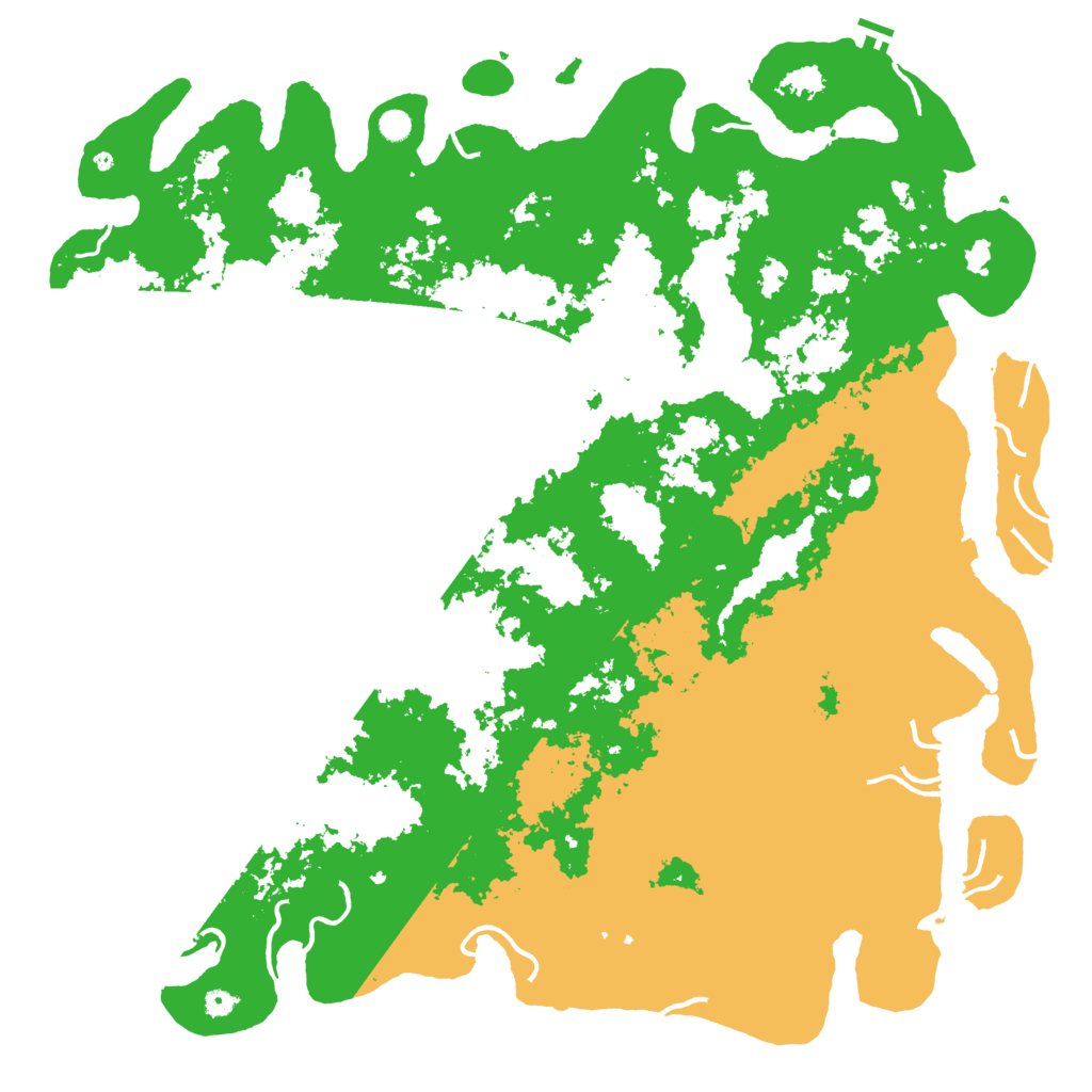 Biome Rust Map: Procedural Map, Size: 6000, Seed: 565456947