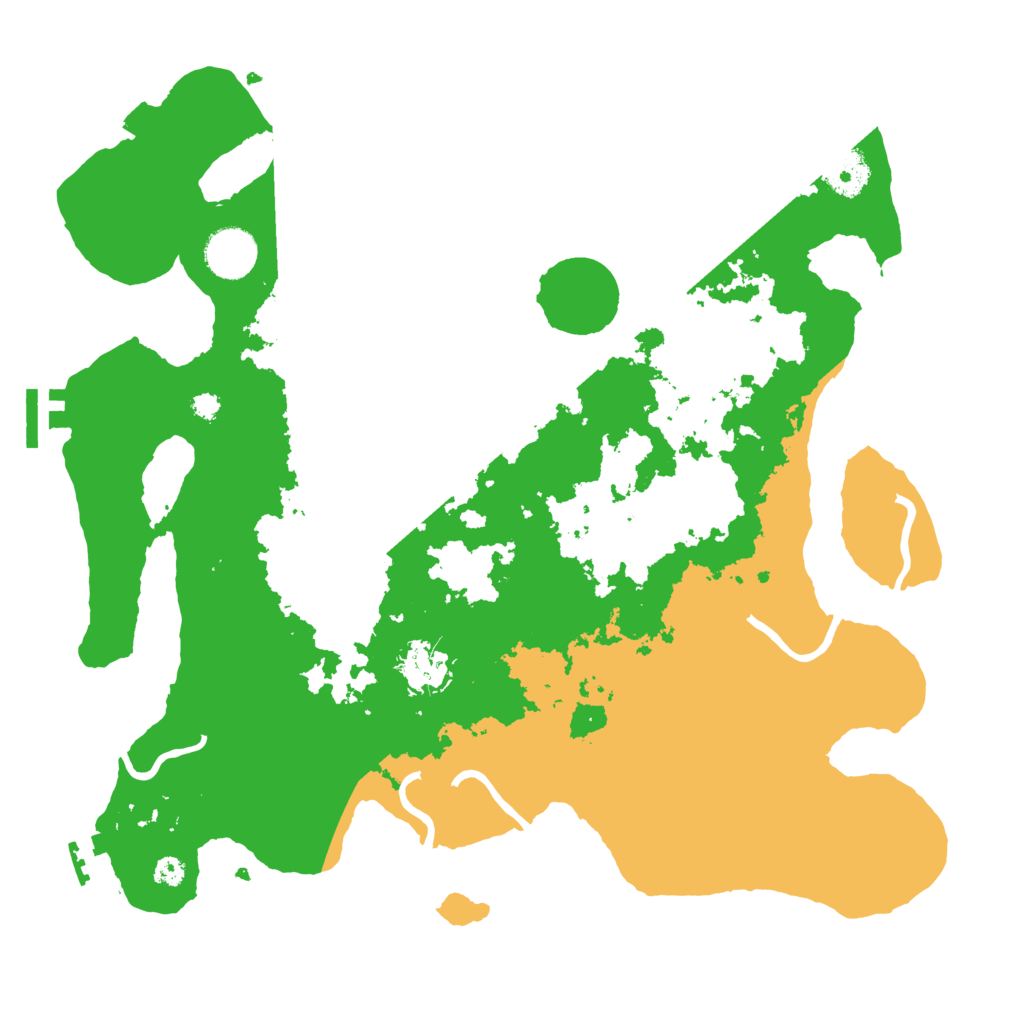 Biome Rust Map: Procedural Map, Size: 3500, Seed: 1772517544