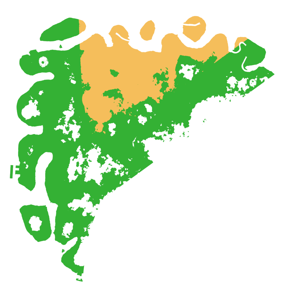 Biome Rust Map: Procedural Map, Size: 4500, Seed: 302744064