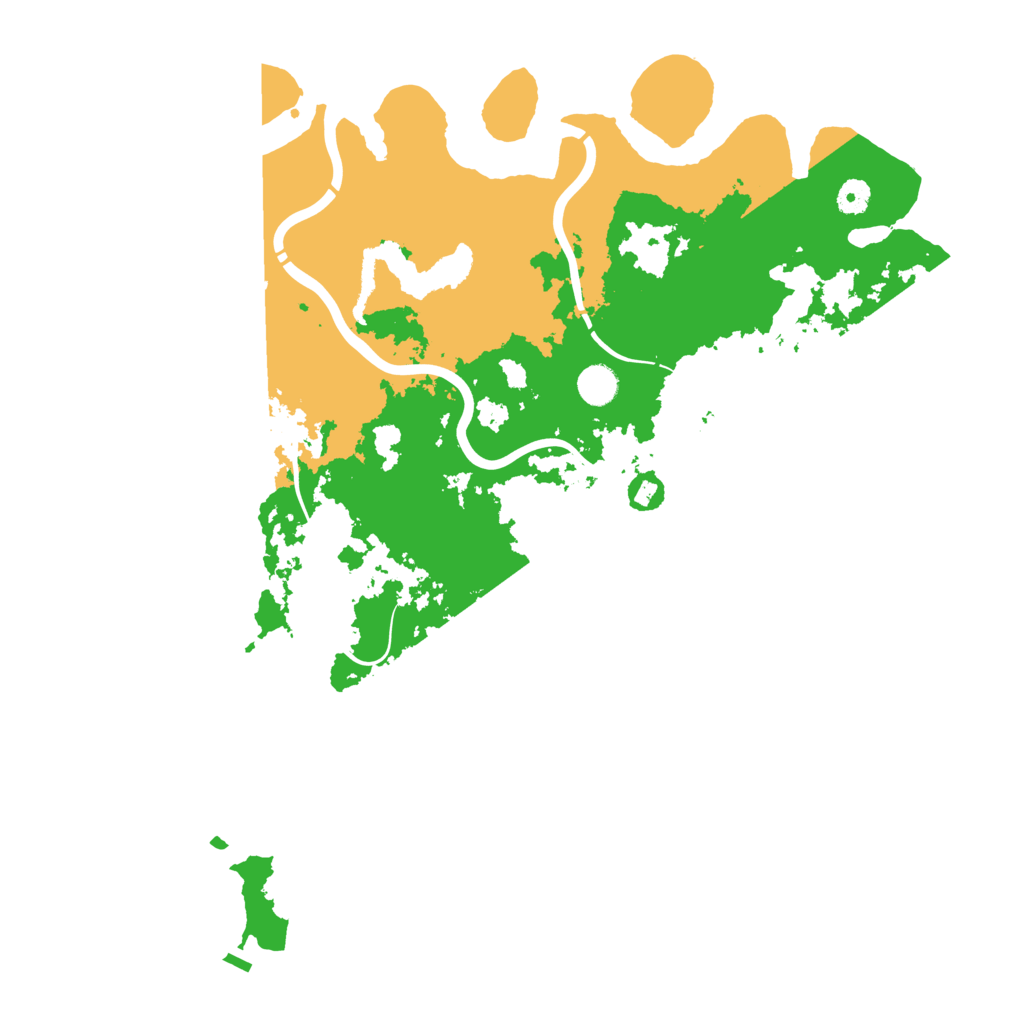 Biome Rust Map: Procedural Map, Size: 4500, Seed: 302744064