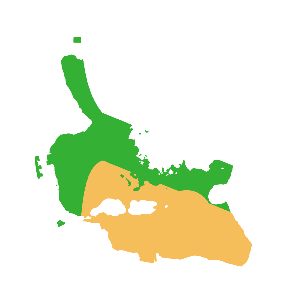 Biome Rust Map: Procedural Map, Size: 2000, Seed: 50564864