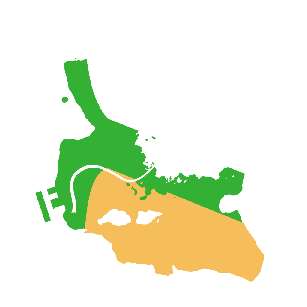 Biome Rust Map: Procedural Map, Size: 2000, Seed: 50564864