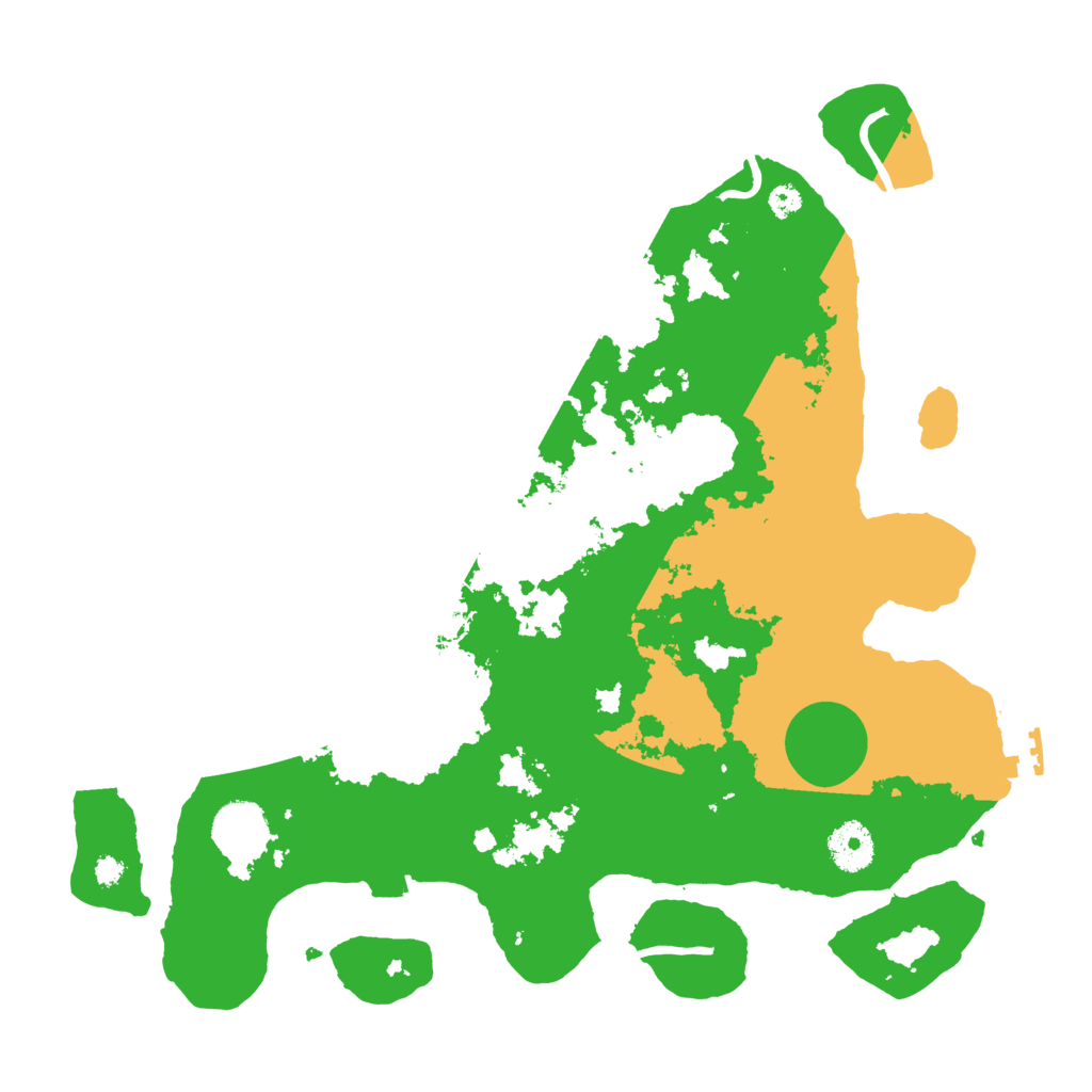 Biome Rust Map: Procedural Map, Size: 3500, Seed: 2120373057