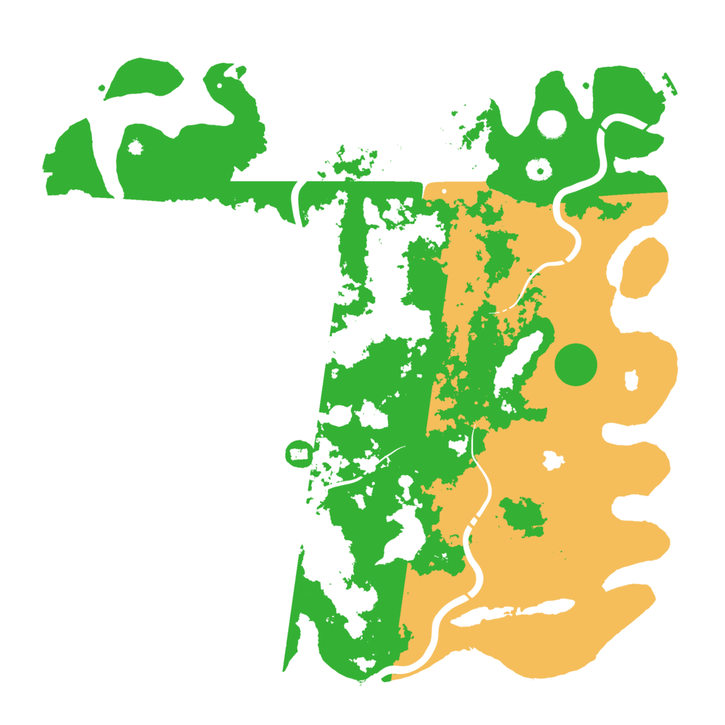Biome Rust Map: Procedural Map, Size: 4500, Seed: 81222450