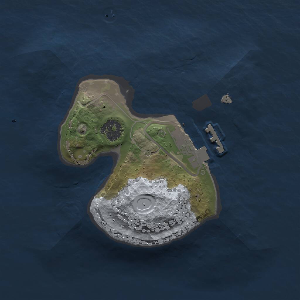 Rust Map: Procedural Map, Size: 1500, Seed: 37188258, 2 Monuments