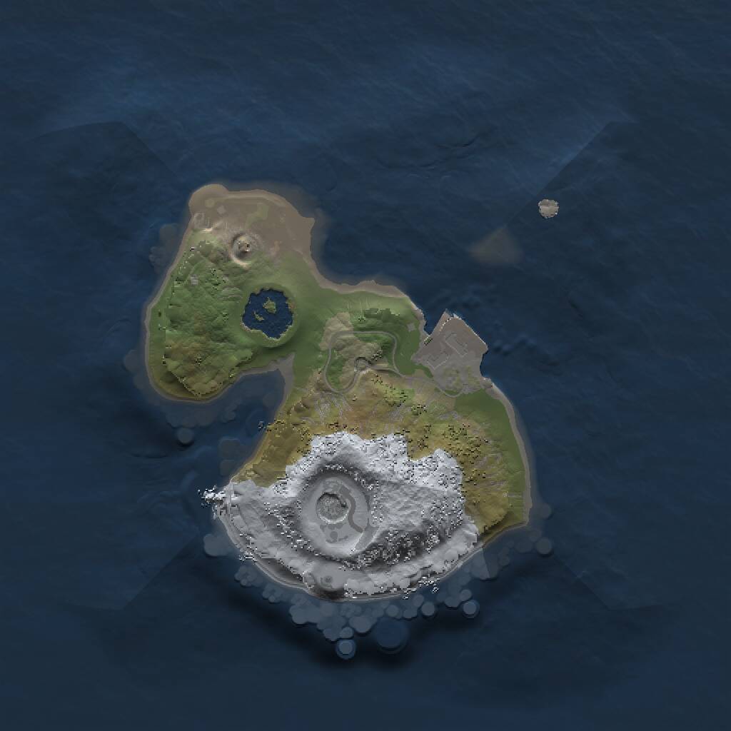 Rust Map: Procedural Map, Size: 1500, Seed: 37188258, 2 Monuments