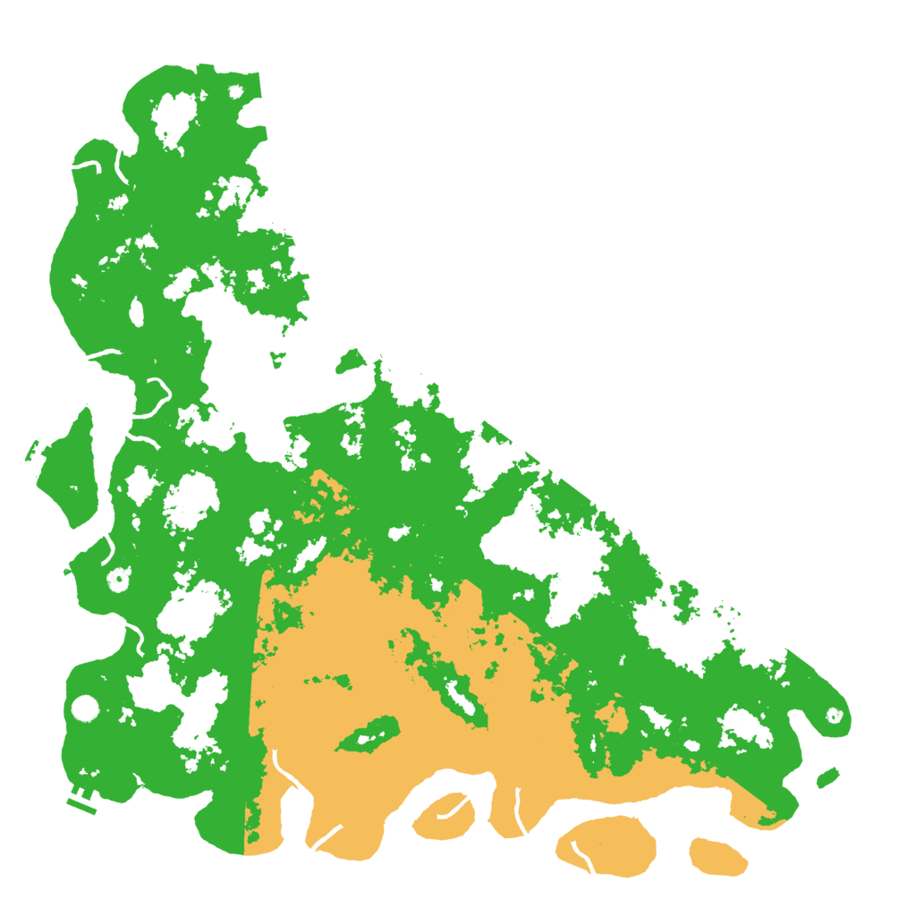 Biome Rust Map: Procedural Map, Size: 6000, Seed: 2026670373