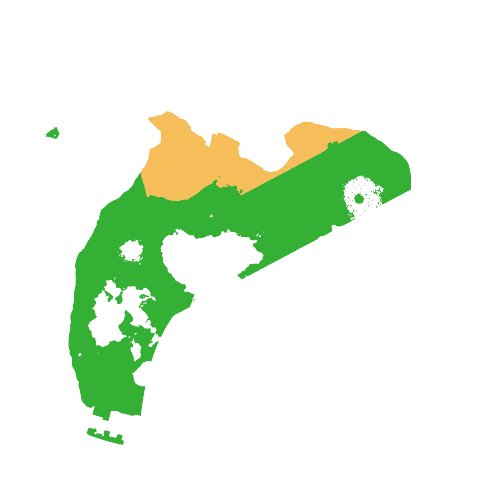 Biome Rust Map: Procedural Map, Size: 2000, Seed: 481981