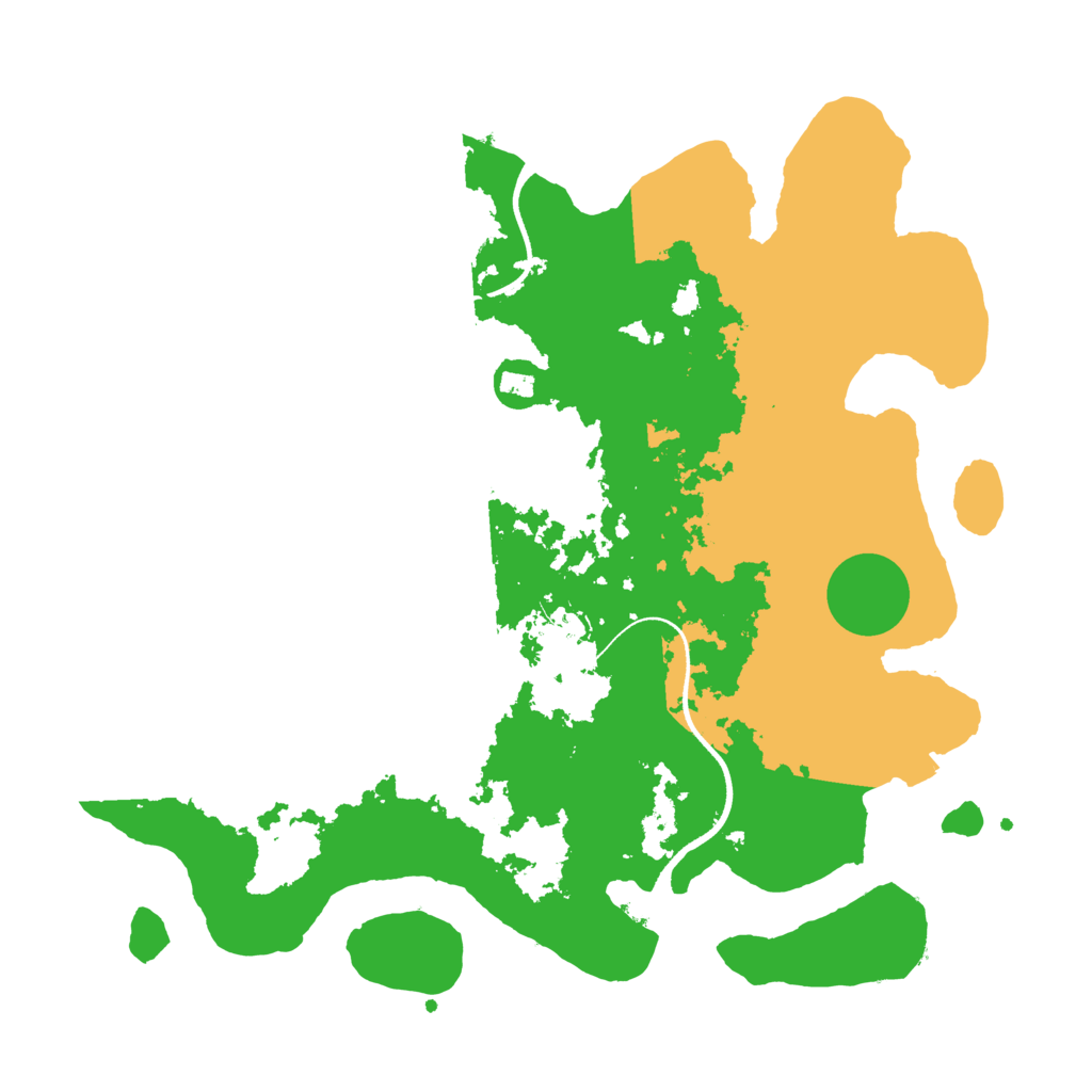 Biome Rust Map: Procedural Map, Size: 3500, Seed: 829473672