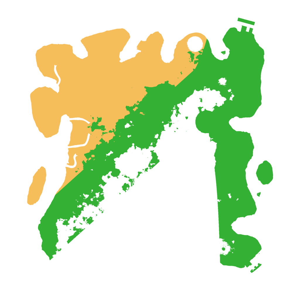 Biome Rust Map: Procedural Map, Size: 3500, Seed: 1667017044