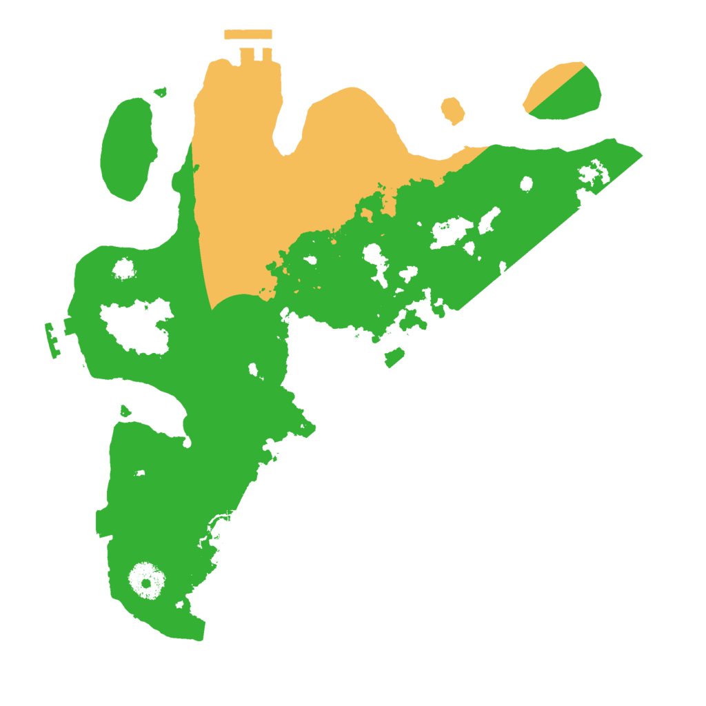 Biome Rust Map: Procedural Map, Size: 3000, Seed: 299168997