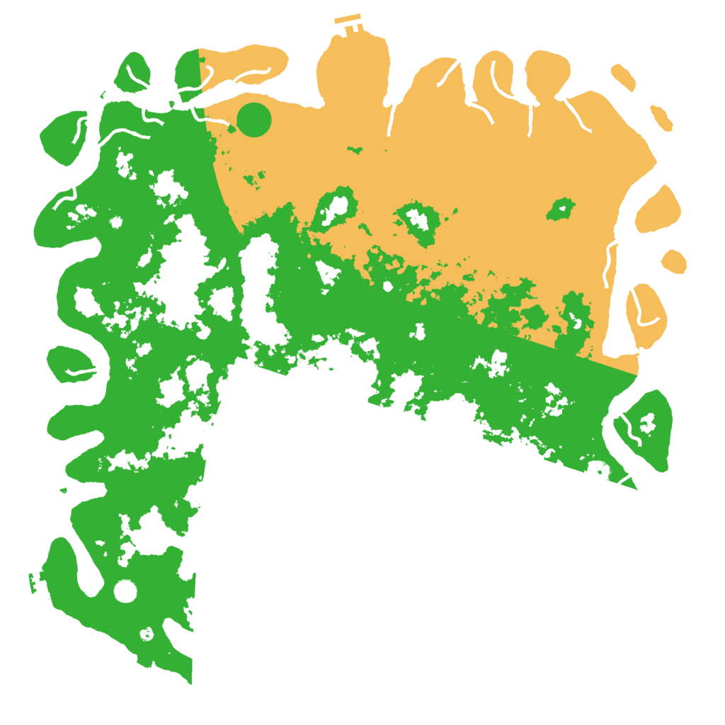 Biome Rust Map: Procedural Map, Size: 5500, Seed: 3679960