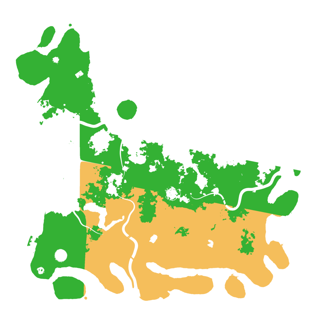 Biome Rust Map: Procedural Map, Size: 4500, Seed: 1093500871