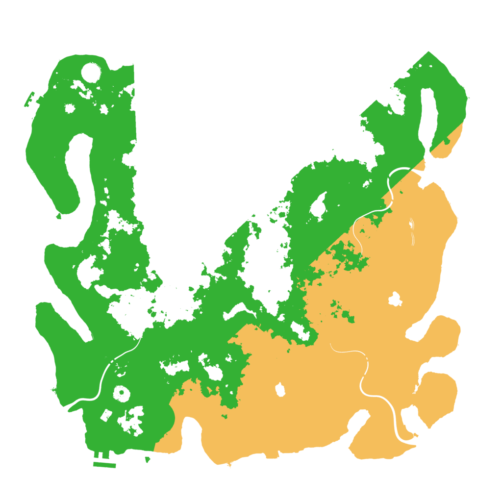 Biome Rust Map: Procedural Map, Size: 4500, Seed: 502842603