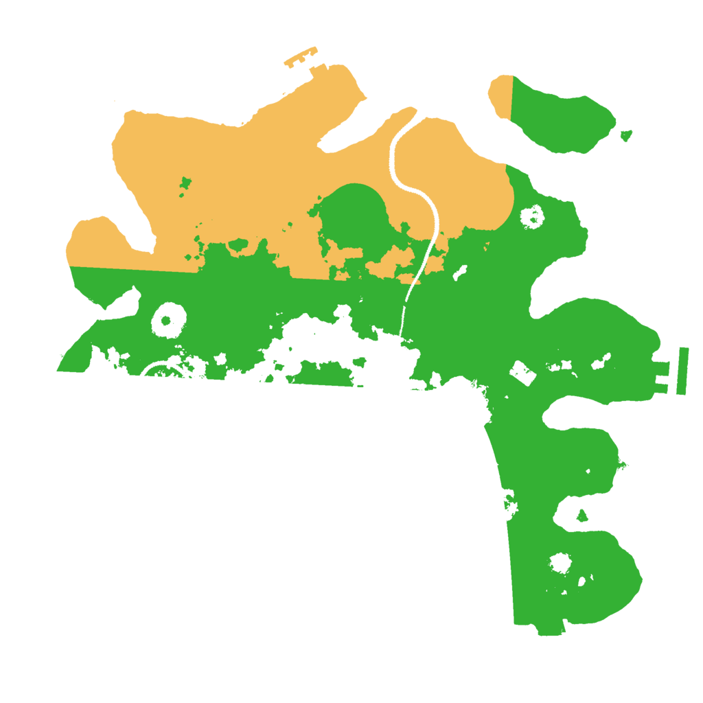 Biome Rust Map: Procedural Map, Size: 3000, Seed: 1616420457