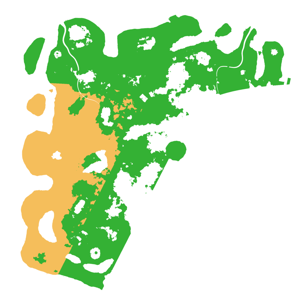Biome Rust Map: Procedural Map, Size: 4250, Seed: 168302146