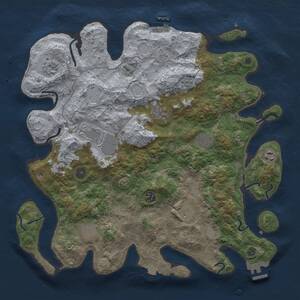 Thumbnail Rust Map: Procedural Map, Size: 4000, Seed: 1471504016, 15 Monuments