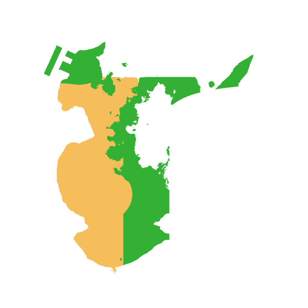 Biome Rust Map: Procedural Map, Size: 2000, Seed: 2353