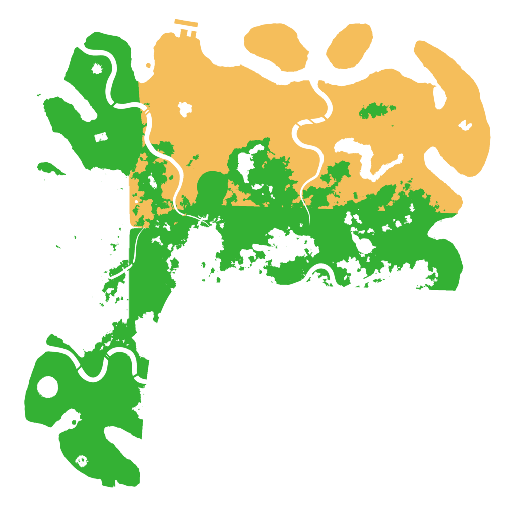Biome Rust Map: Procedural Map, Size: 4500, Seed: 428017949