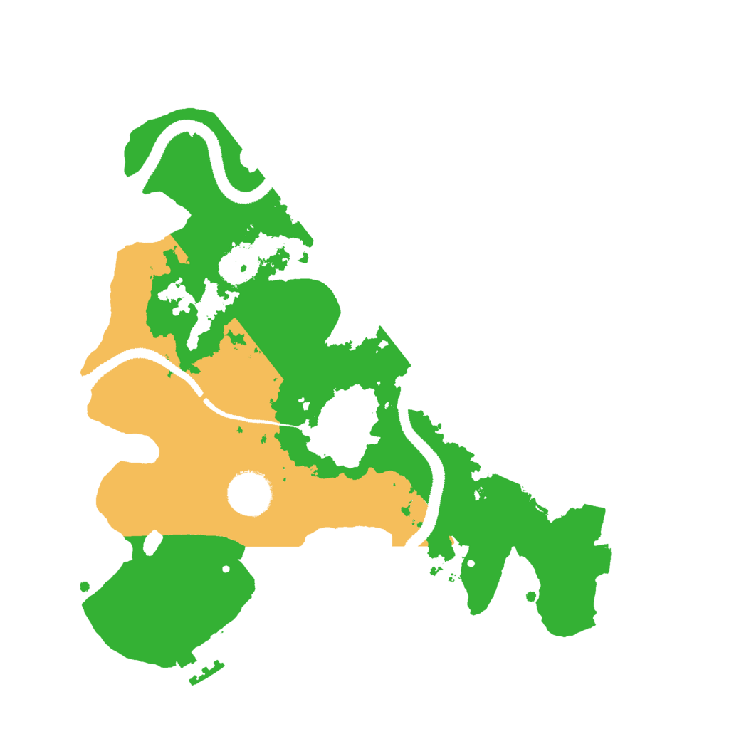Biome Rust Map: Procedural Map, Size: 2900, Seed: 880648138
