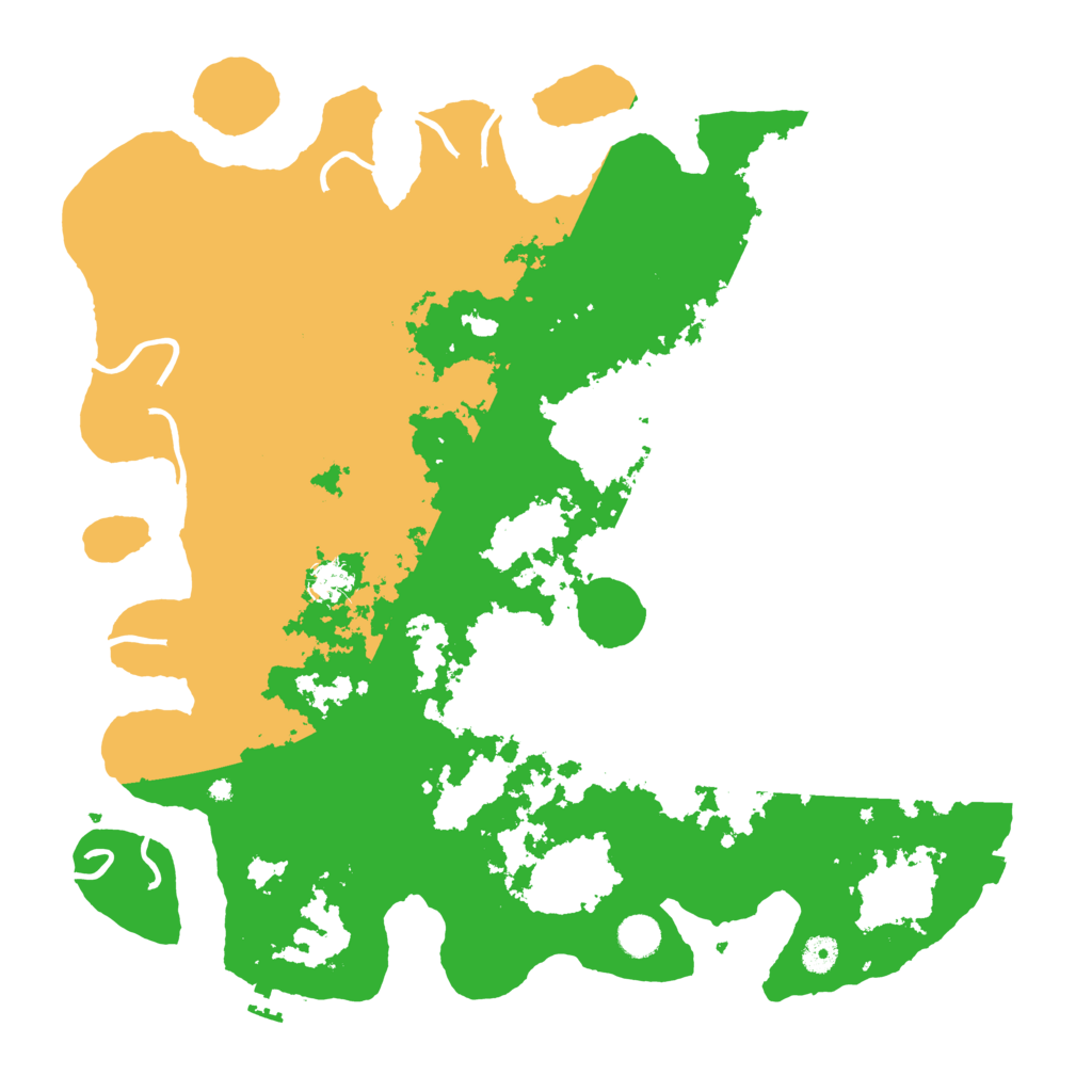 Biome Rust Map: Procedural Map, Size: 4500, Seed: 543136545