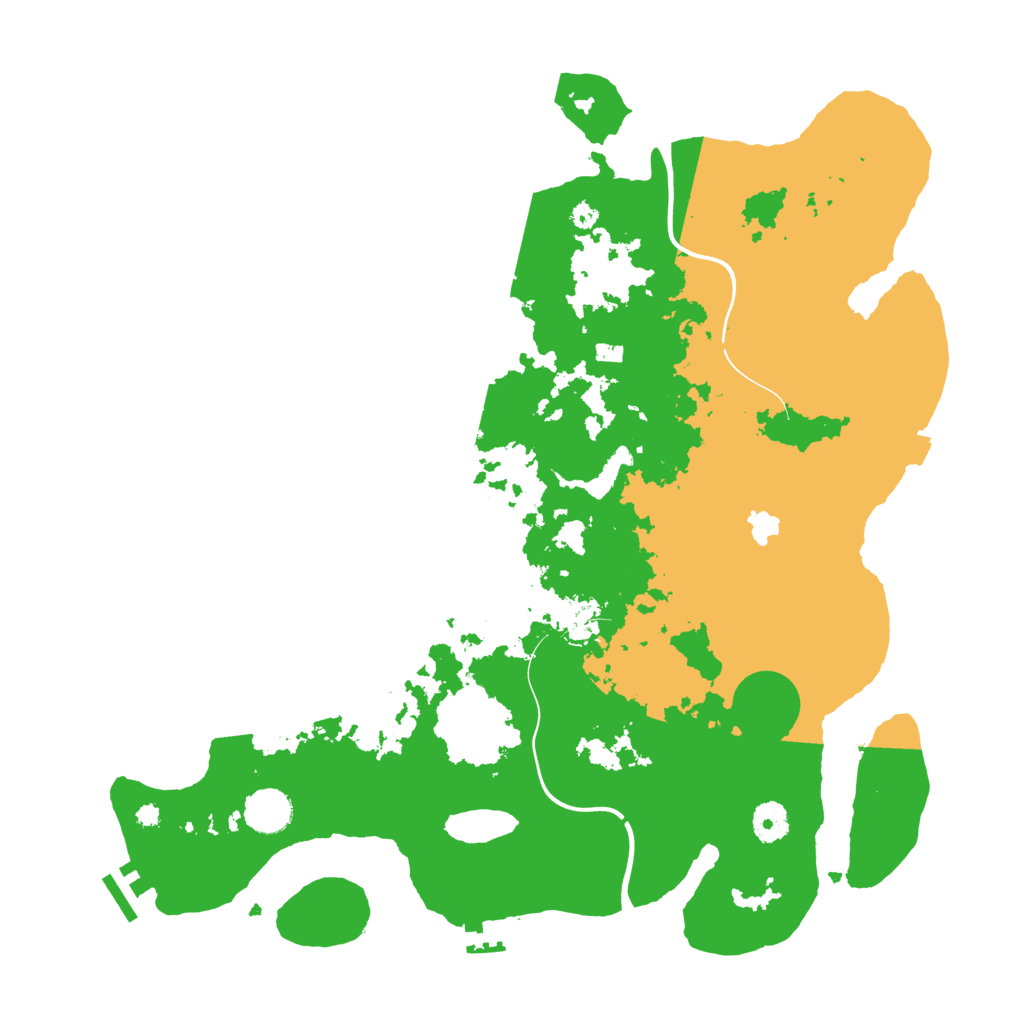 Biome Rust Map: Procedural Map, Size: 4000, Seed: 1215208598