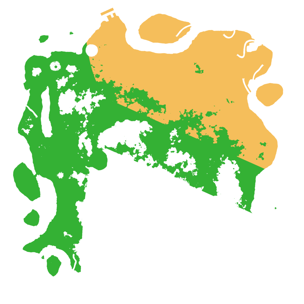 Biome Rust Map: Procedural Map, Size: 4500, Seed: 734456172