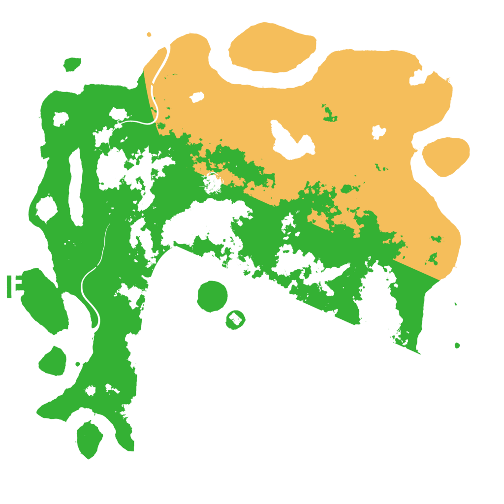 Biome Rust Map: Procedural Map, Size: 4500, Seed: 734456172