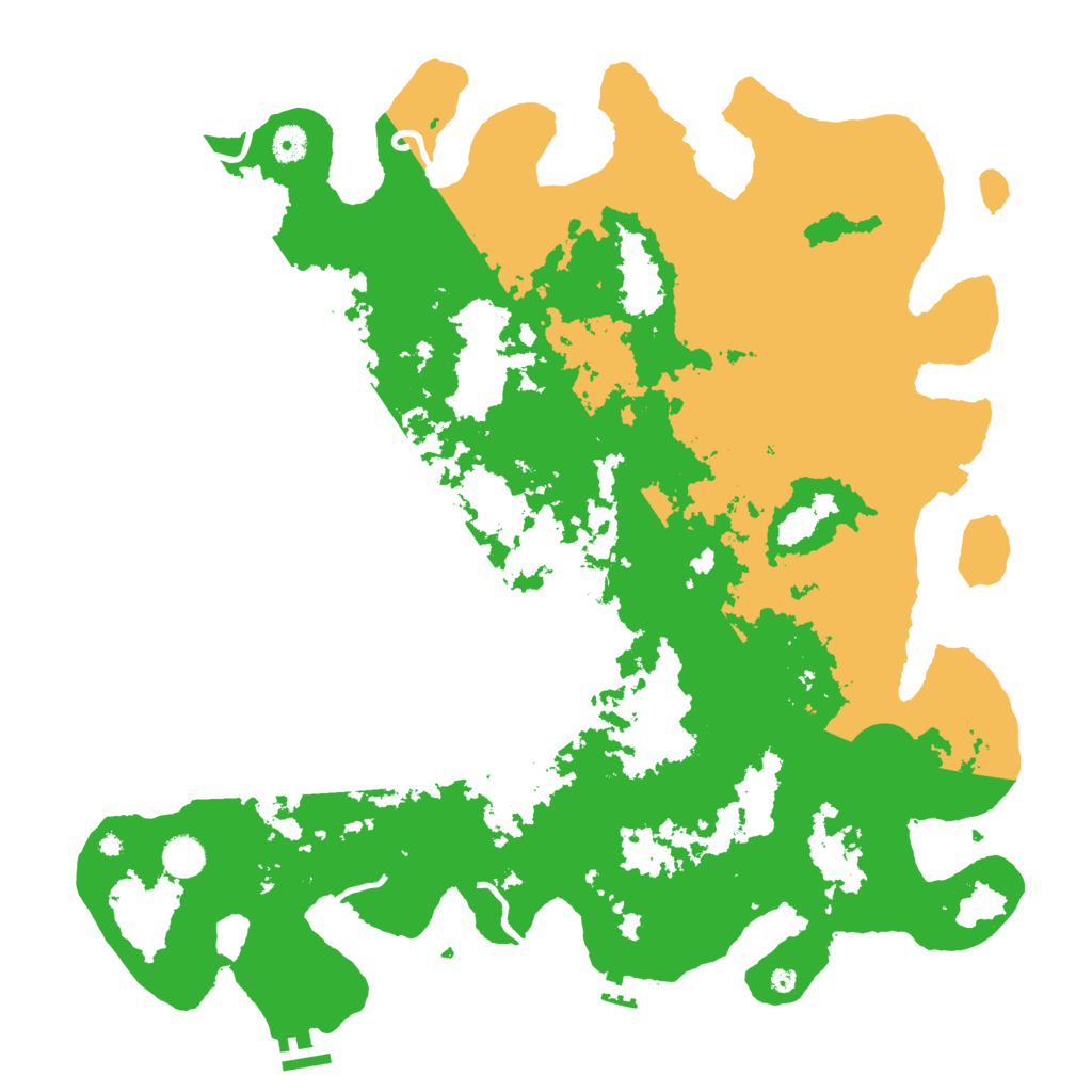 Biome Rust Map: Procedural Map, Size: 4500, Seed: 1221490789