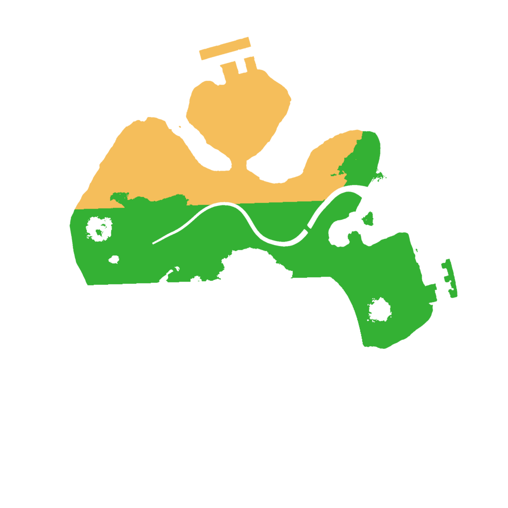 Biome Rust Map: Procedural Map, Size: 2000, Seed: 2582