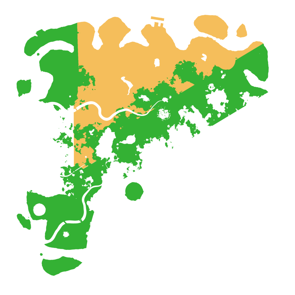 Biome Rust Map: Procedural Map, Size: 4500, Seed: 41961086