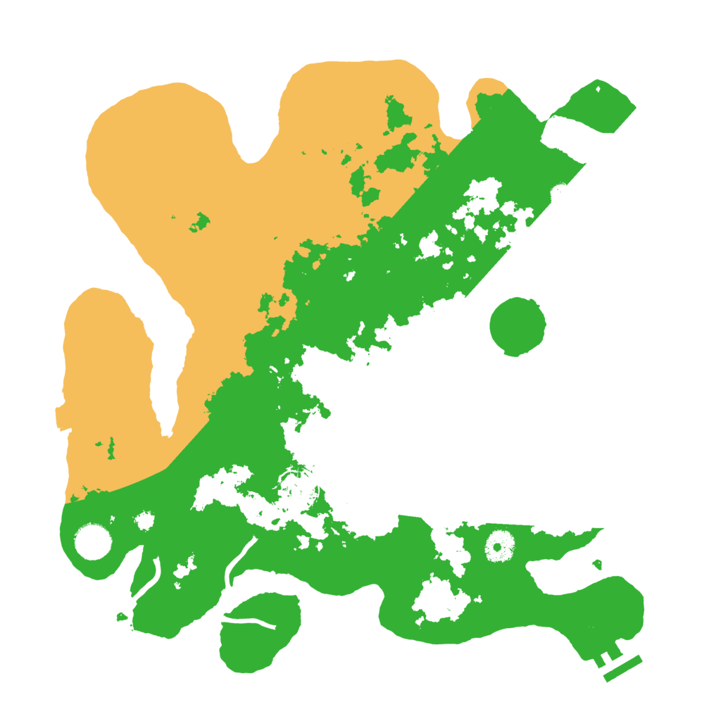 Biome Rust Map: Procedural Map, Size: 3500, Seed: 601128181