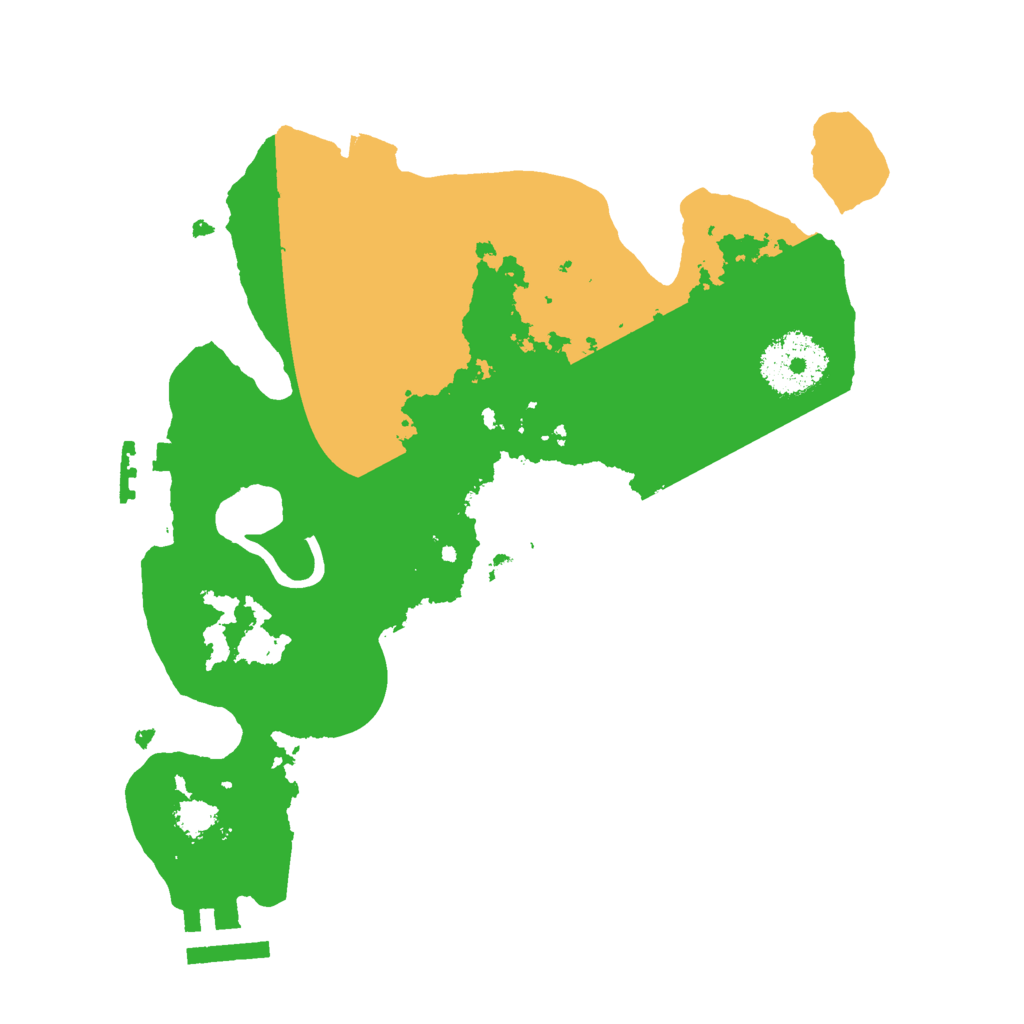 Biome Rust Map: Procedural Map, Size: 2500, Seed: 1586244856