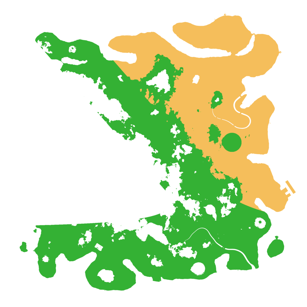 Biome Rust Map: Procedural Map, Size: 4250, Seed: 27229