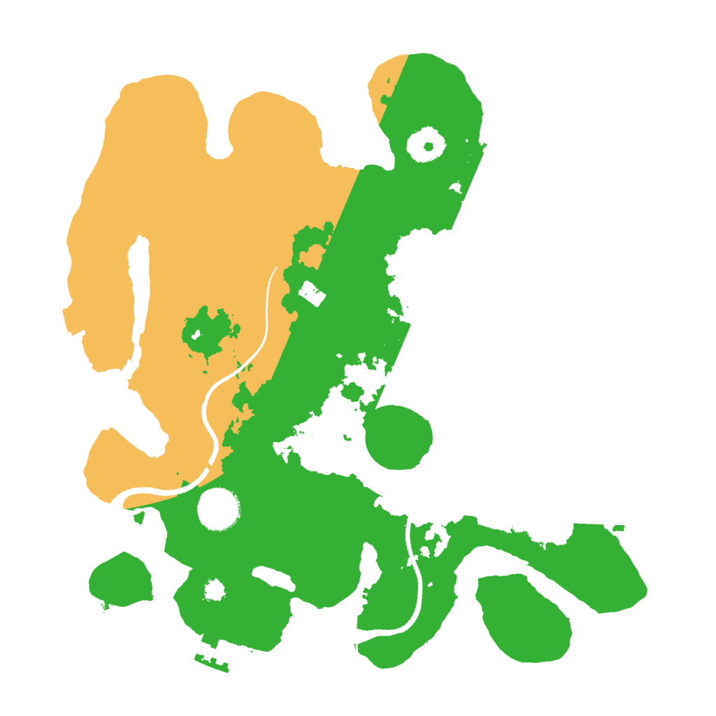 Biome Rust Map: Procedural Map, Size: 3000, Seed: 16575