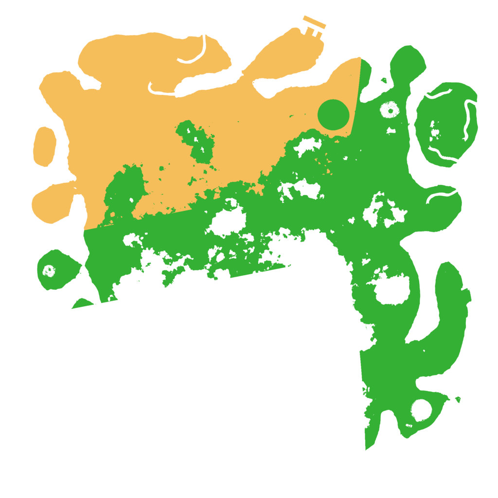 Biome Rust Map: Procedural Map, Size: 4250, Seed: 932899257