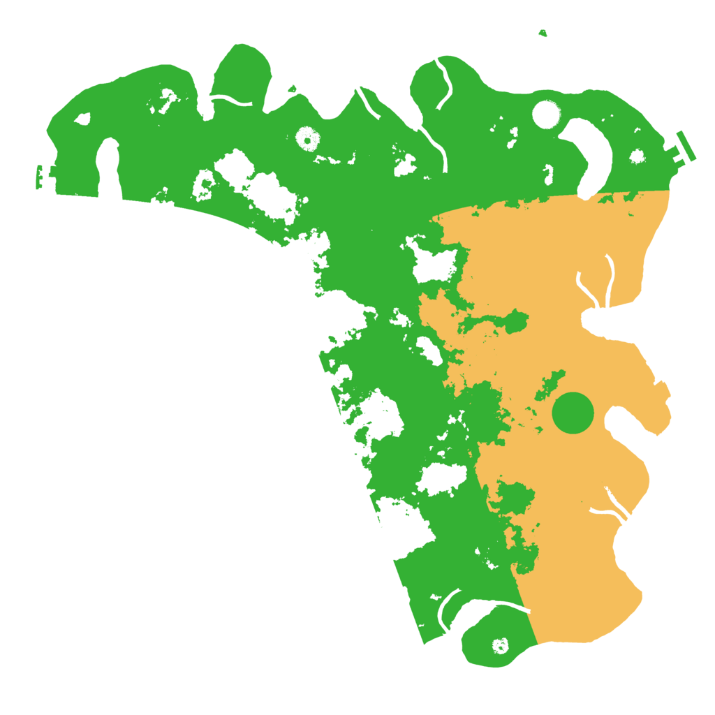 Biome Rust Map: Procedural Map, Size: 4500, Seed: 18874098